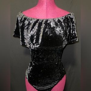 Black Velvet bodysuit